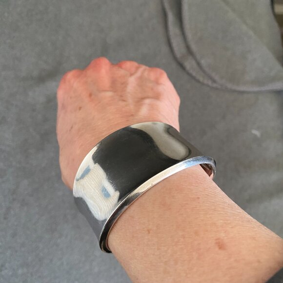 Robert Lee Morris Signed Vintage Cuff Bracelet Sterling Silver EUC ~$900 - Picture 9 of 11